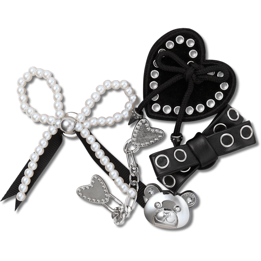 Crocs - Indie Luxe Silver 5 Pack Jibbitz™ charms