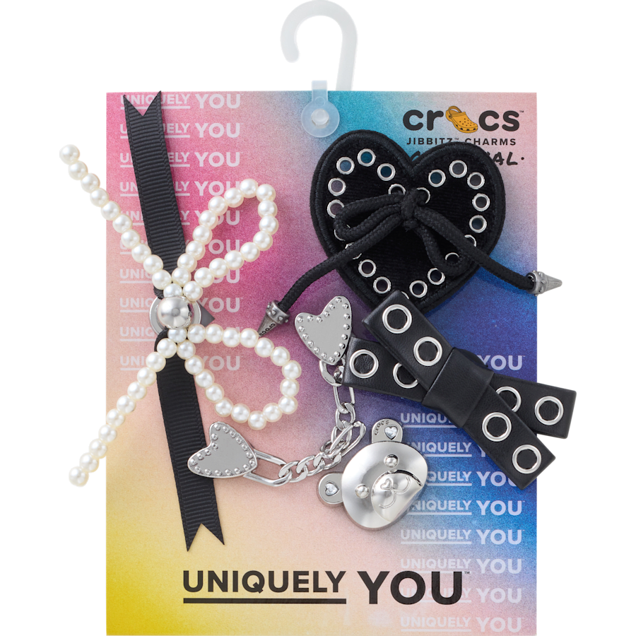 Crocs - Indie Luxe Silver 5 Pack Jibbitz™ charms