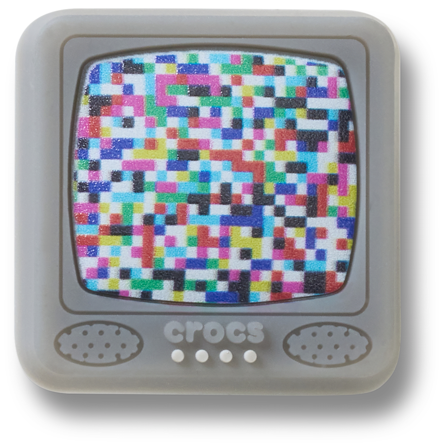 Crocs - Lights Up Pixelated TV Jibbitz™ charms