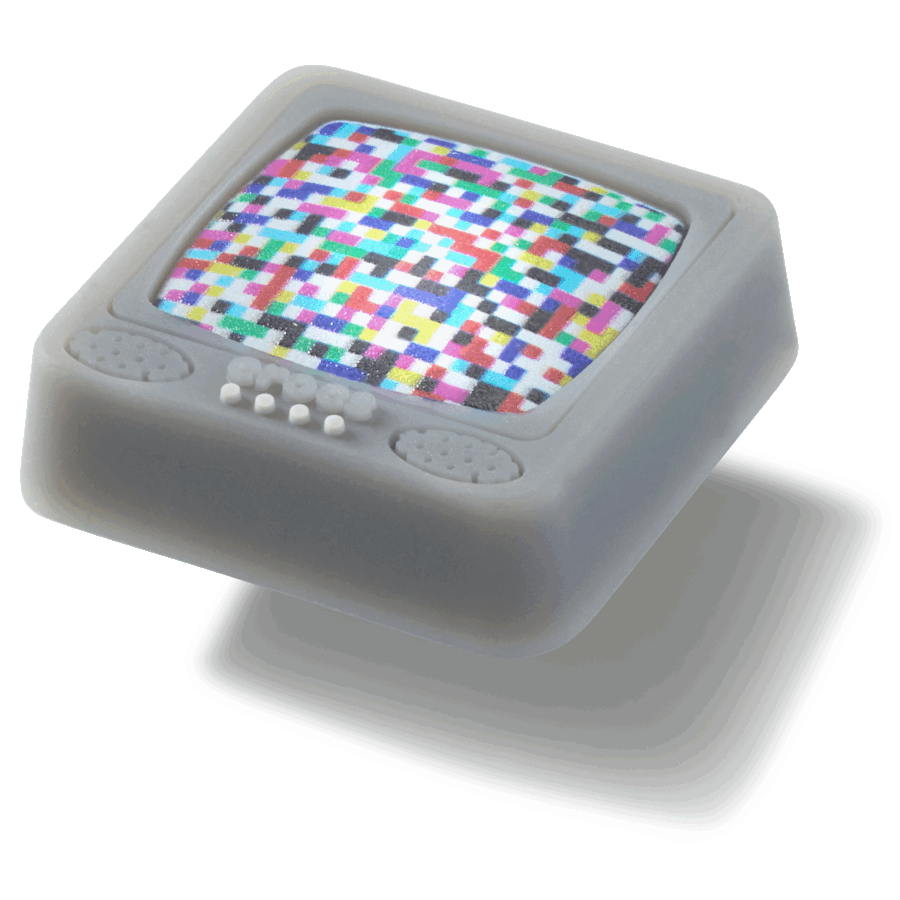 Crocs - Lights Up Pixelated TV Jibbitz™ charms