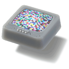 Crocs - Lights Up Pixelated TV Jibbitz™ charms