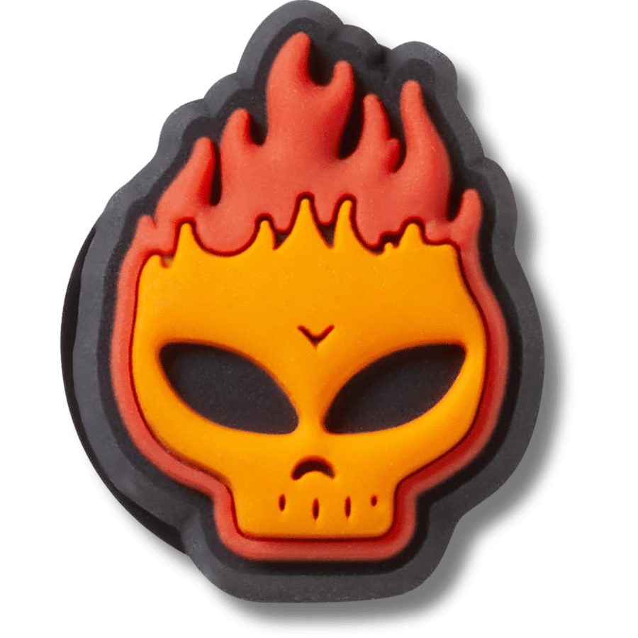 Crocs - Flaming Skull Jibbitz™ charms