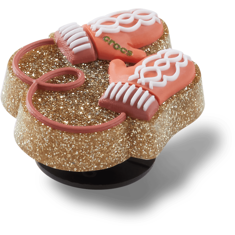 Crocs - Glitter Pink Mittens Jibbitz™ charms
