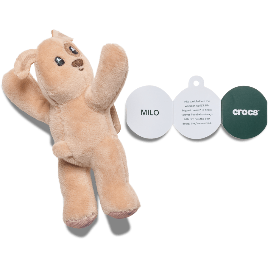 Crocs - Huggitz Brown Puppy Jibbitz Shoe Charm