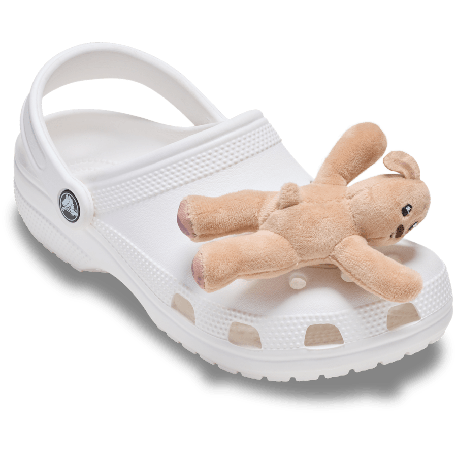 Crocs - Huggitz Brown Puppy Jibbitz Shoe Charm