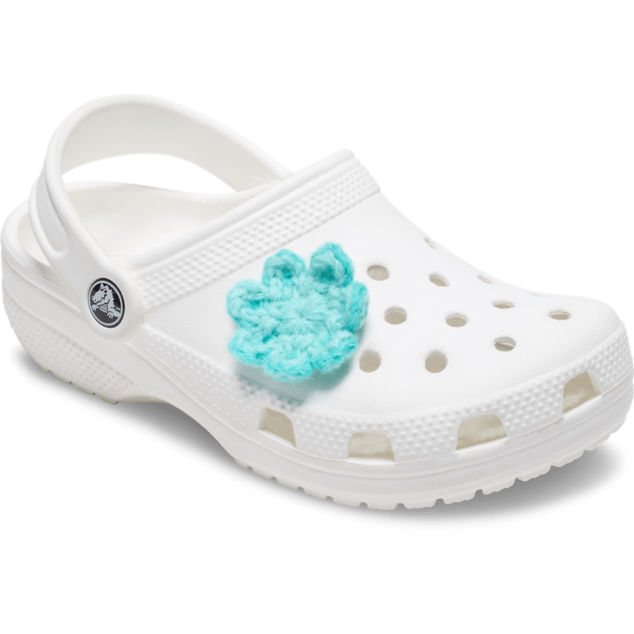 Crocs - Crochet Blue Flower Jibbitz™ charms