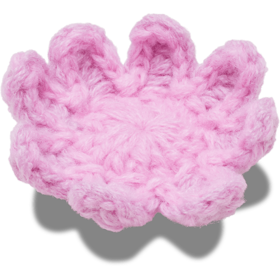Crocs - Crochet Light Pink Flower Jibbitz™ charms