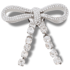 Crocs - Silver Gem Bow Jibbitz™ charms