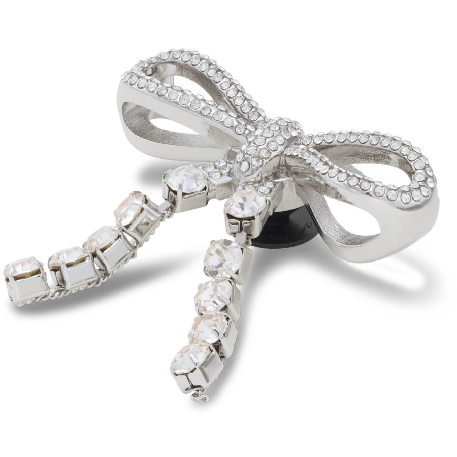 Crocs - Silver Gem Bow Jibbitz™ charms