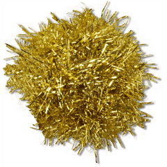 Crocs - Gold Tinsel Pom Jibbitz™ charms