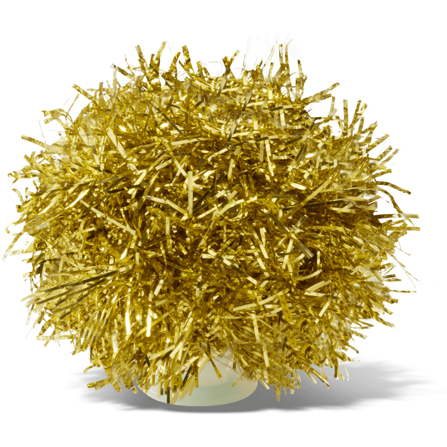 Crocs - Gold Tinsel Pom Jibbitz™ charms