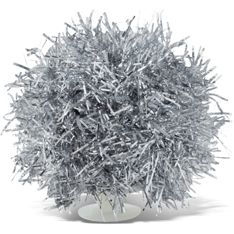 Crocs - Silver Tinsel Pom Jibbitz™ charms