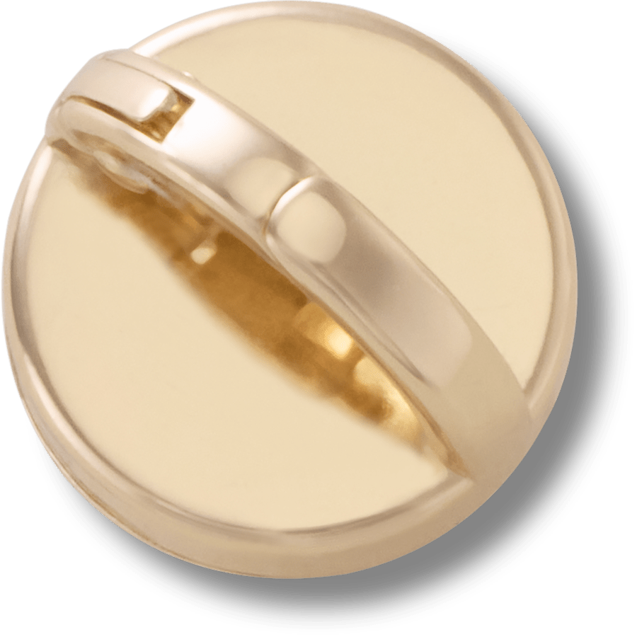 Crocs - Gold Interchangeable Stud Jibbitz™ charms