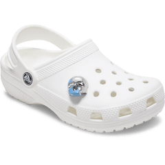 Crocs - Silver and Blue Enamel Skull Jibbitz™ charms