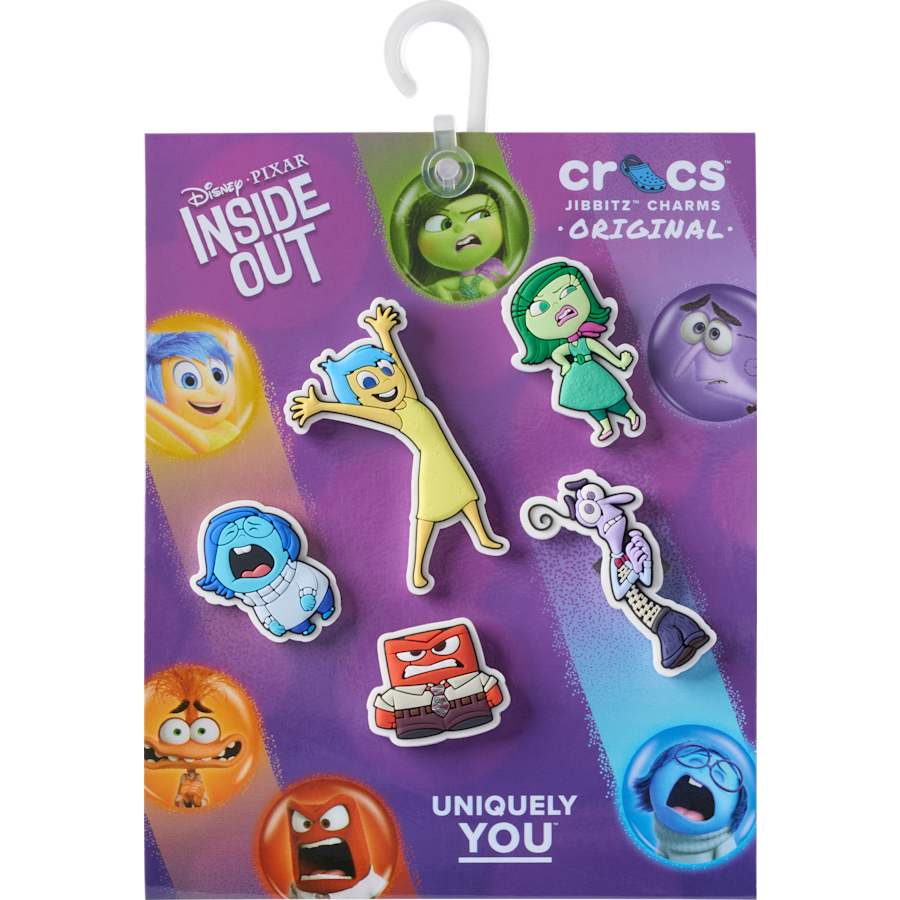 Crocs - Pixar Inside Out 5 Pack Jibbitz™ charms