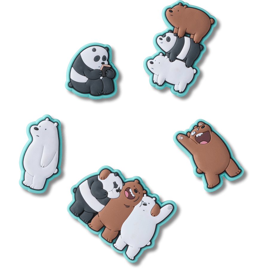 Crocs - We Bare Bears 5 Pack  Jibbitz™ charms