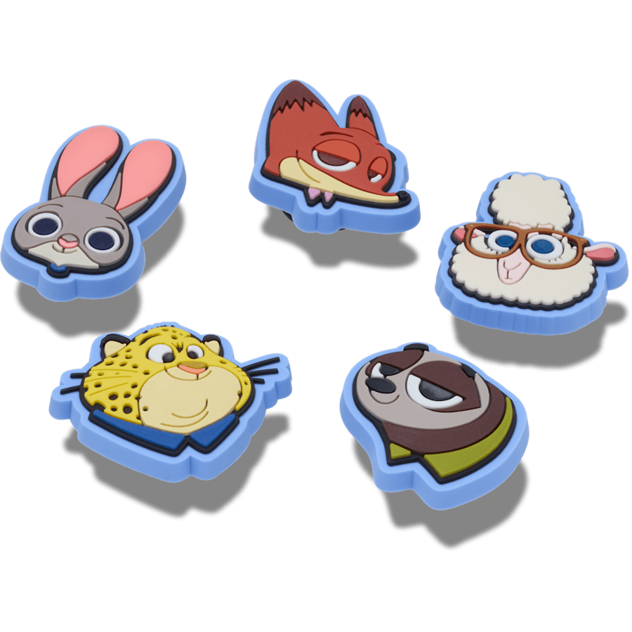 Crocs - b'Disney Zootopia 2 5 Pack Jibbitz Shoe Charm'