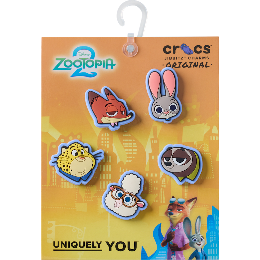Crocs - b'Disney Zootopia 2 5 Pack Jibbitz Shoe Charm'
