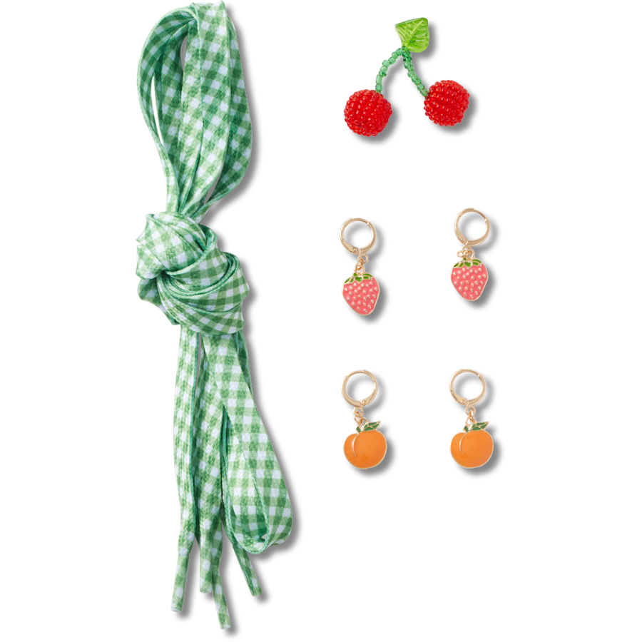 Crocs - Laces and Fresh Fruits Charm Kit Jibbitz™ charms