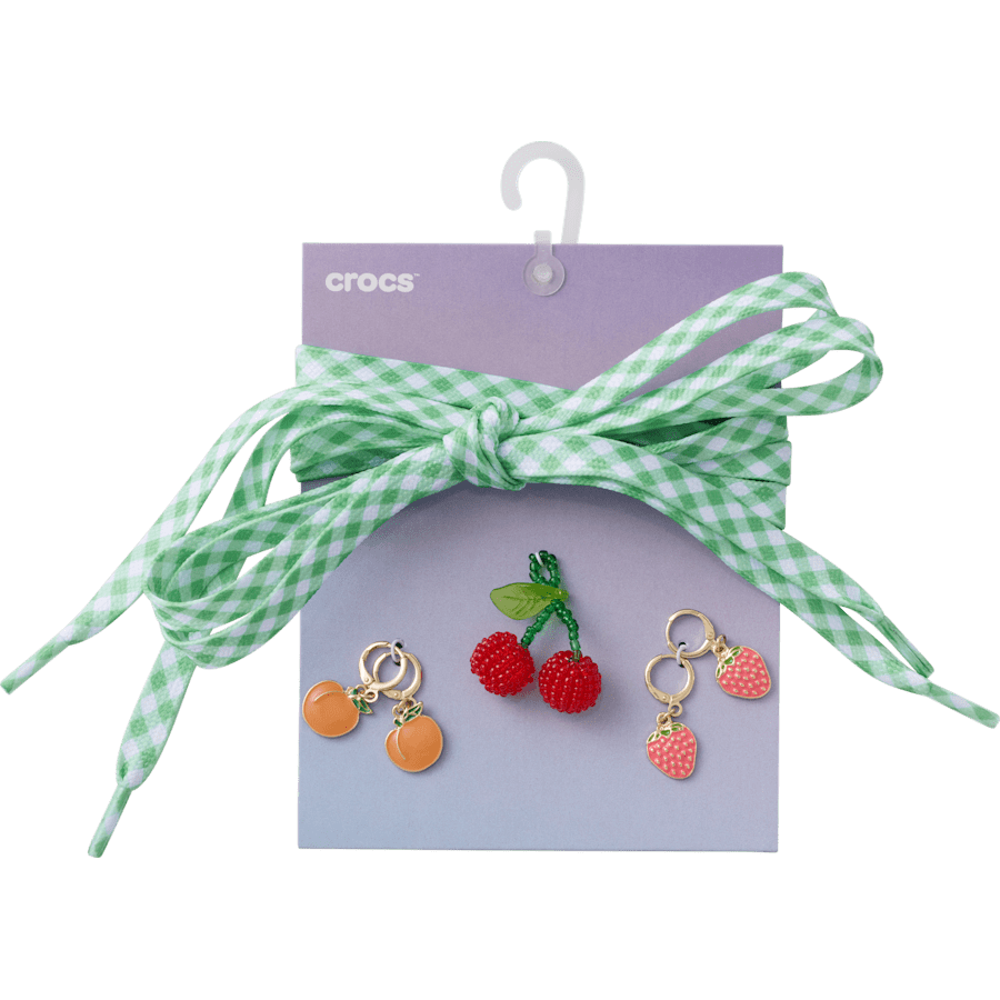 Crocs - Laces and Fresh Fruits Charm Kit Jibbitz™ charms