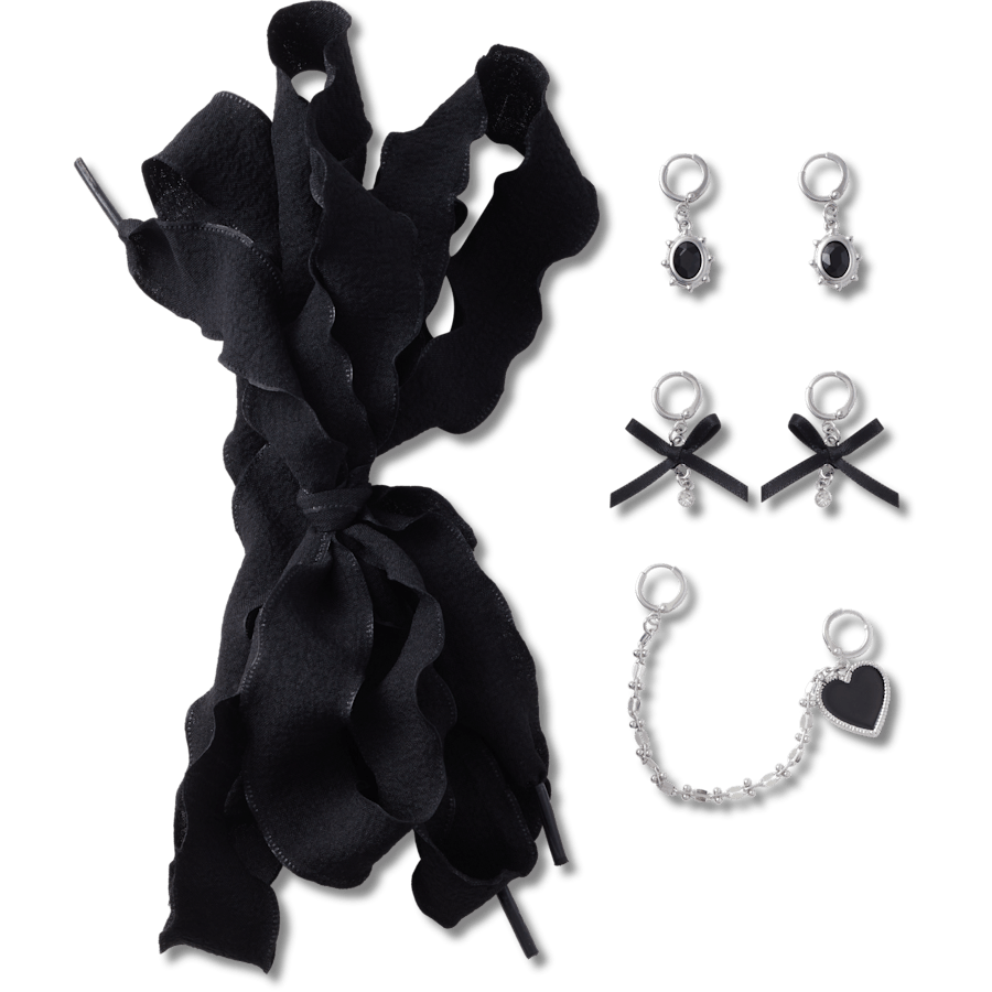 Crocs - Laces and Dainty Bow Charm Kit Jibbitz Shoe Charm