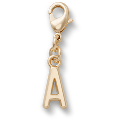 Crocs - Gold Letter A Charm Jibbitz™ charms