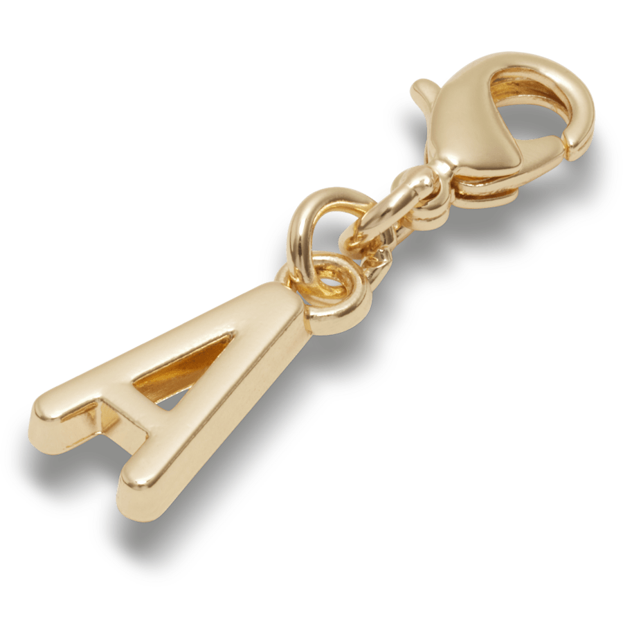 Crocs - Gold Letter A Charm Jibbitz™ charms