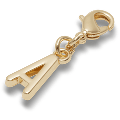 Crocs - Gold Letter A Charm Jibbitz™ charms