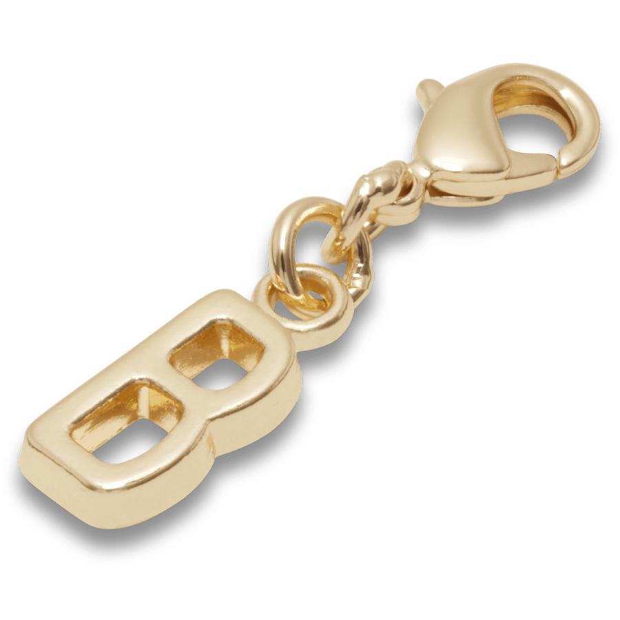 Crocs - Gold Letter B Charm Jibbitz™ charms