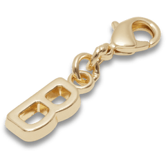 Crocs - Gold Letter B Charm Jibbitz™ charms