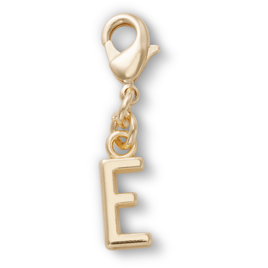 Crocs - Gold Letter E Charm Jibbitz™ charms