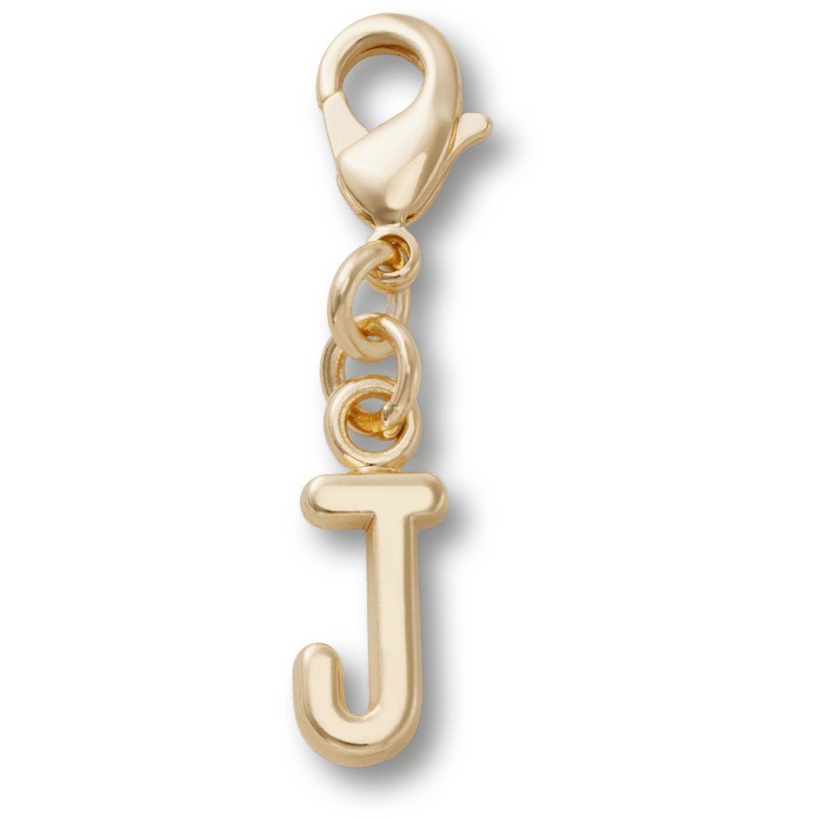 Crocs - Gold Letter J Charm Jibbitz™ charms
