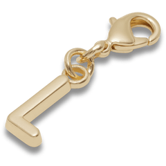 Crocs - Gold Letter L Charm Jibbitz™ charms