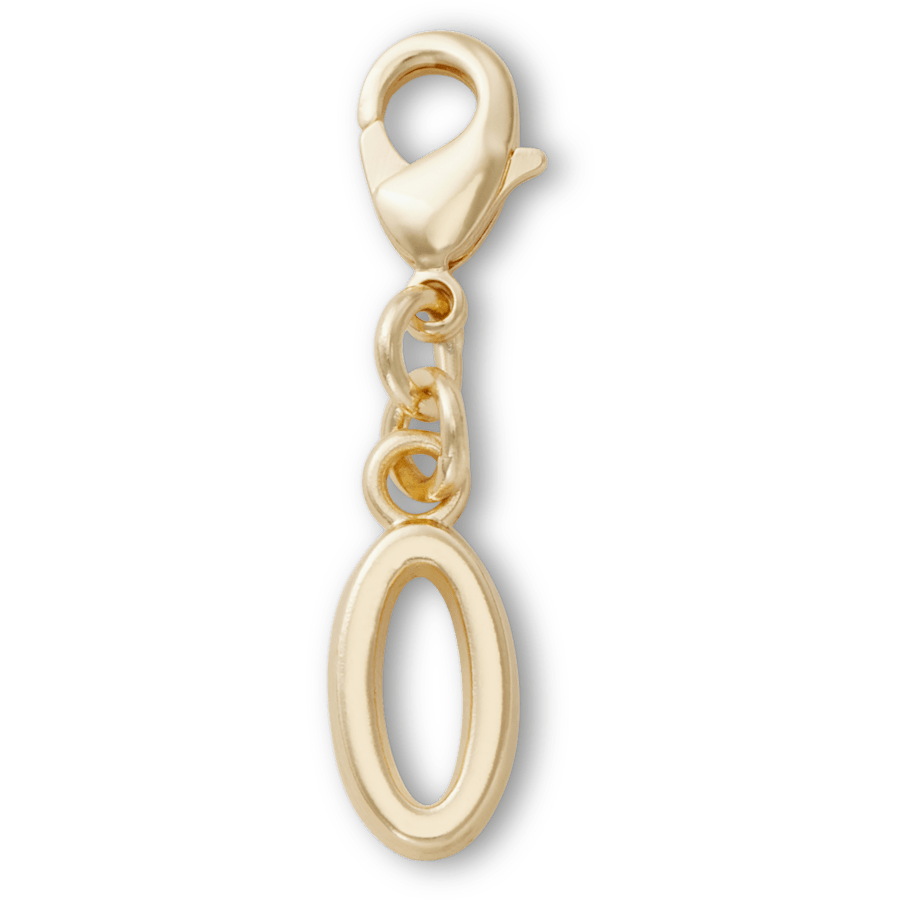 Crocs - Gold Letter O Charm Jibbitz™ charms
