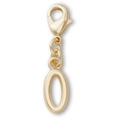 Crocs - Gold Letter O Charm Jibbitz™ charms