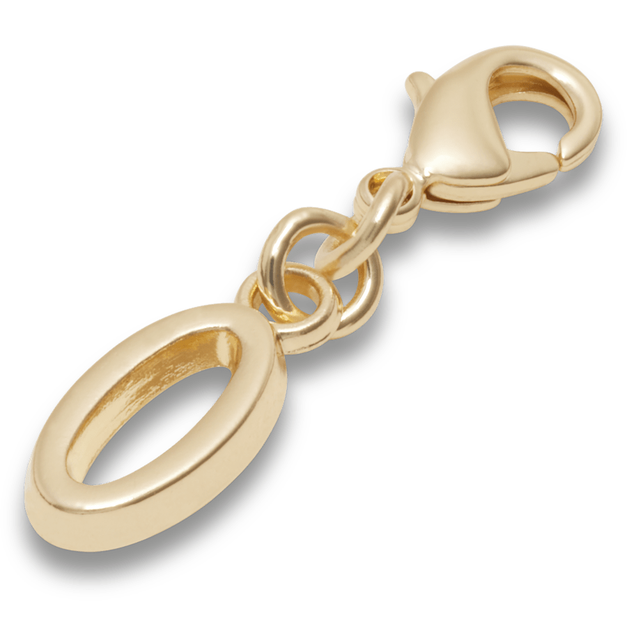 Crocs - Gold Letter O Charm Jibbitz™ charms