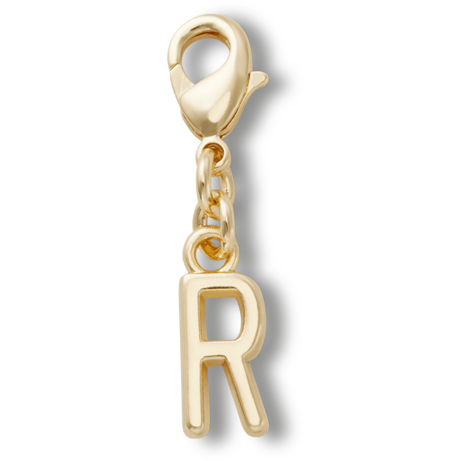 Crocs - Gold Letter R Charm Jibbitz™ charms
