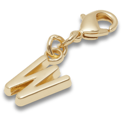 Crocs - Gold Letter W Charm Jibbitz™ charms