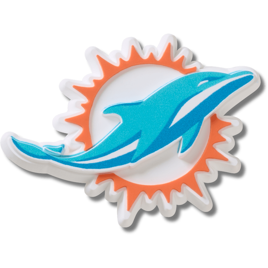 Crocs - NFL Miami Dolphins Logo Jibbitz™ charms