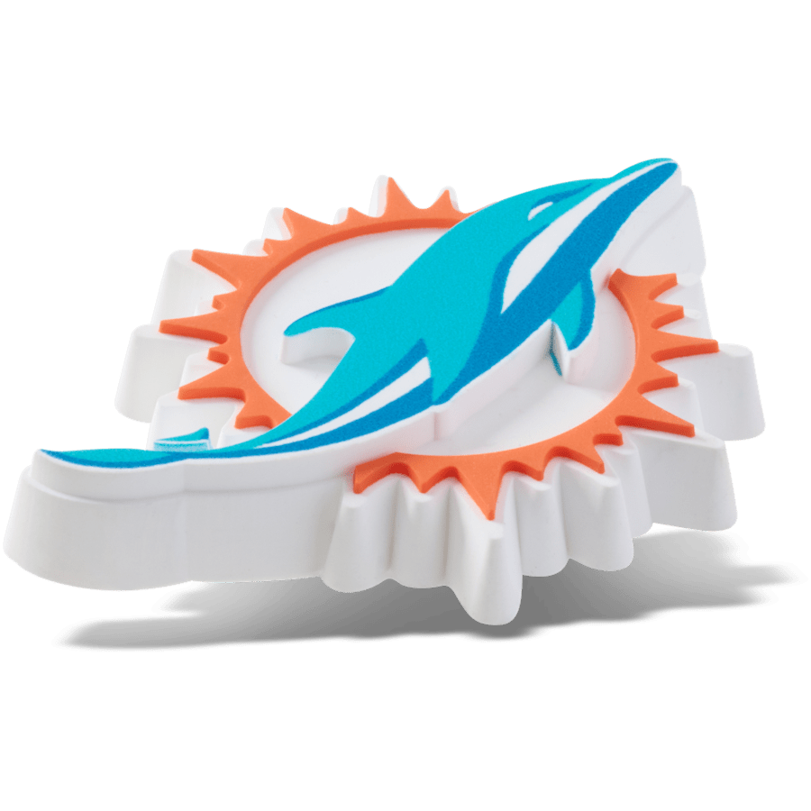 Crocs - NFL Miami Dolphins Logo Jibbitz™ charms