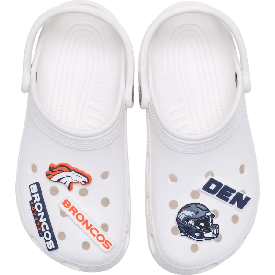 Crocs - NFL Denver Broncos 5 Pack Jibbitz Shoe Charm