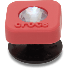 Crocs - Red Square PVC SMT Gem Jibbitz™ charms