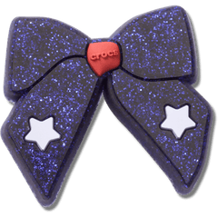 Crocs - Glittery Blue Bow Jibbitz™ charms