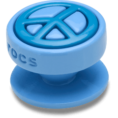 Crocs - Blue Peace Sign Icon Jibbitz™ charms