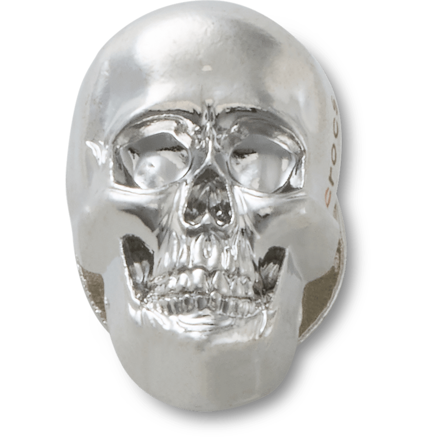 Crocs - Silver Skull Jibbitz™ charms