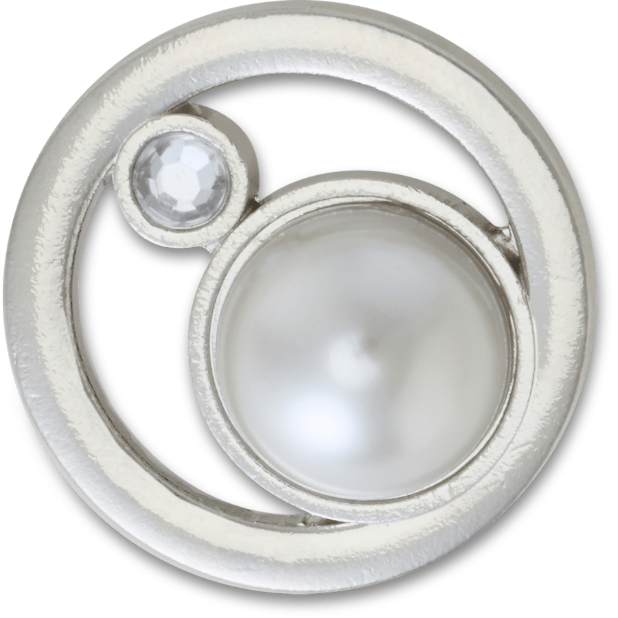 Crocs - Silver Ring With Pearl Jibbitz™ charms