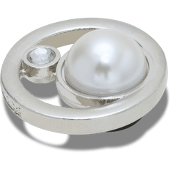 Crocs - Silver Ring With Pearl Jibbitz™ charms