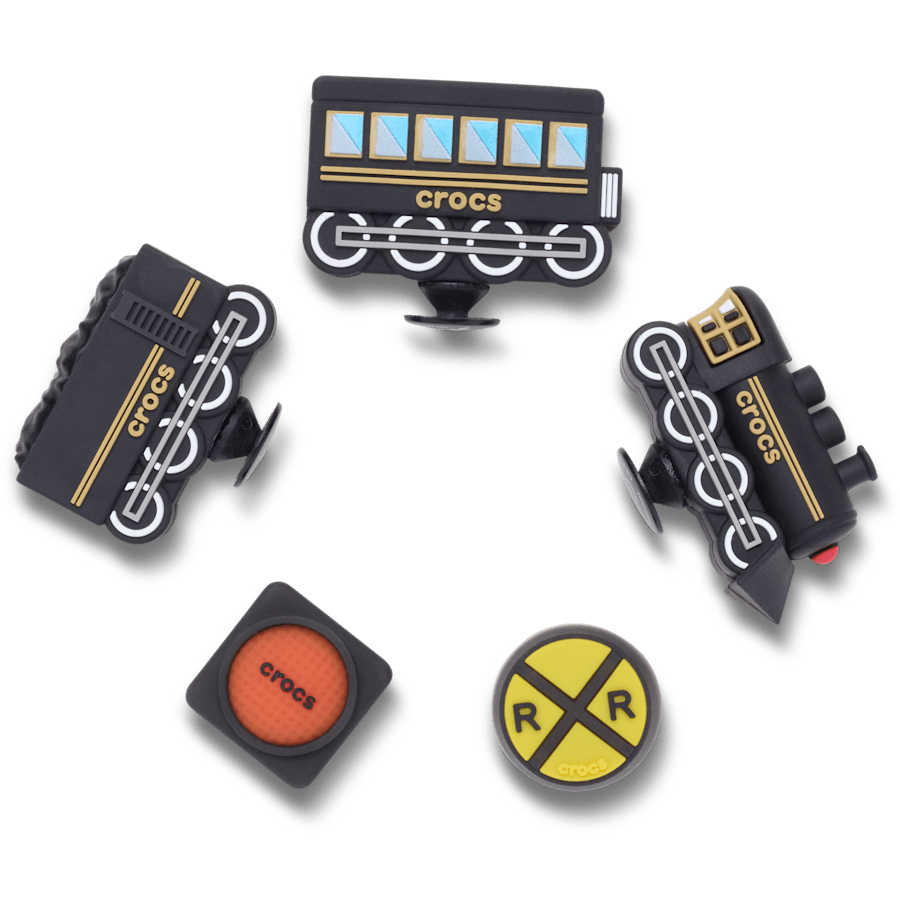 Crocs - 3D Train 5 Pack Jibbitz™ charms