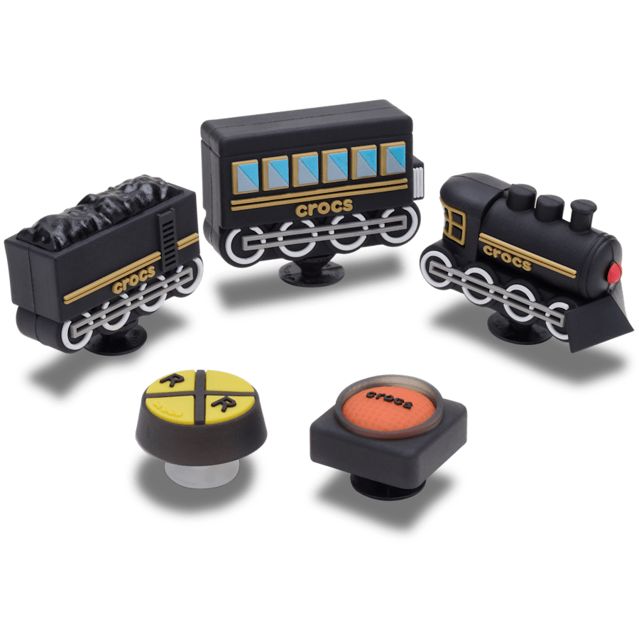 Crocs - 3D Train 5 Pack Jibbitz™ charms