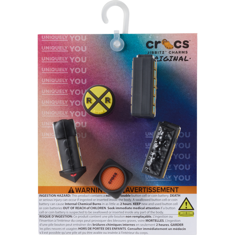 Crocs - 3D Train 5 Pack Jibbitz™ charms